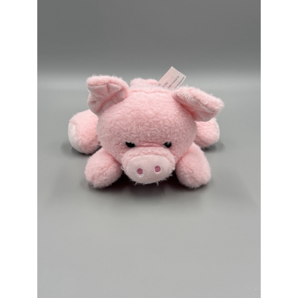 Walmart Lying Pig Small Pink Plush 7 Inch Stuffed Animal